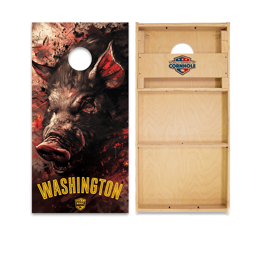 Professional 2x4 Boards - Runway World Series of Cornhole Official 2' x 4' Professional Cornhole Board Runway 2402P - Washington